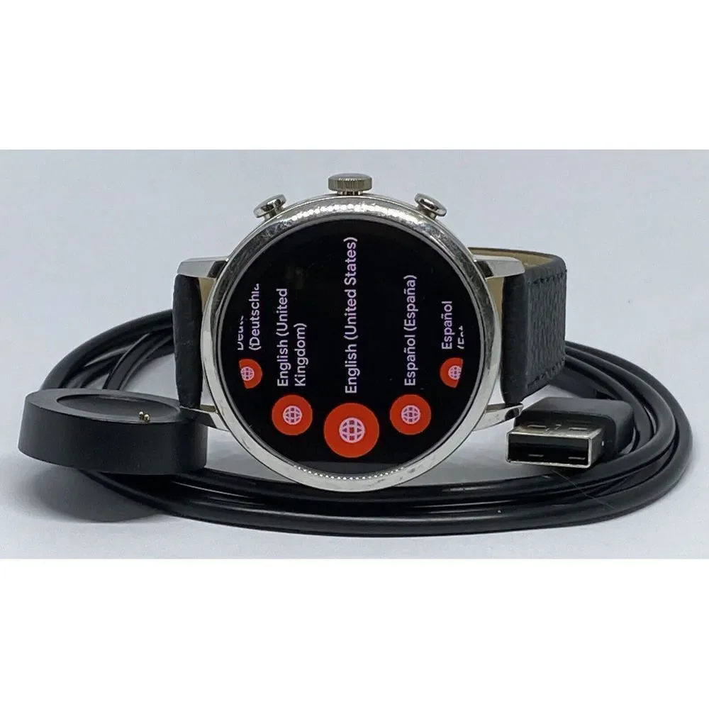 Fossil Gen 4 Authentic Digital Dial Smart Watch Custom Band FTW6016 DC510